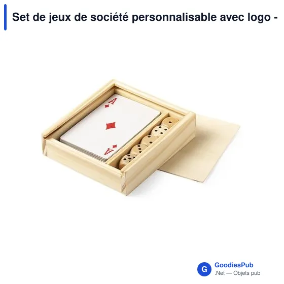 Set de jeux de société personnalisable avec logo - Pelkat - Image 3