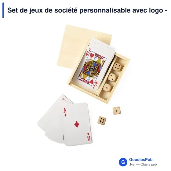 Set de jeux de société personnalisable avec logo - Pelkat - Image 4