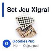 Set de jeux en bois personnalisable avec logo - Xigral - Miniature 2