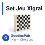 Set de jeux en bois personnalisable avec logo - Xigral - Miniature 4