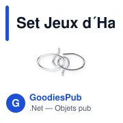 Set de jeux d'adresse personnalisable avec logo pour entreprises - Miniature 3