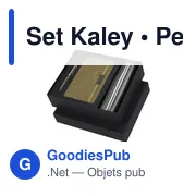 Set de bureau personnalisable avec logo - Set Kaley - Miniature 3