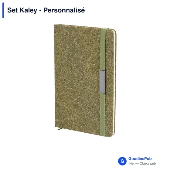 Set de bureau personnalisable avec logo - Set Kaley - Image 4