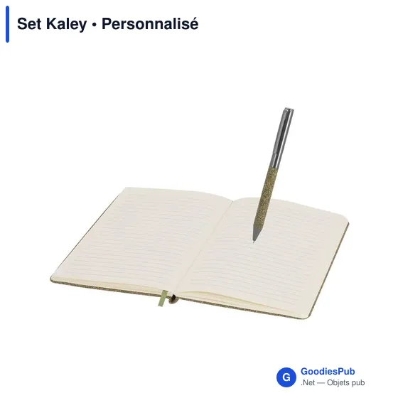 Set de bureau personnalisable avec logo - Set Kaley - Image 6