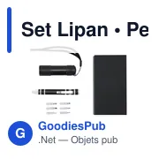 Set d'outils multifonction personnalisable avec logo - Set Lipan - Miniature 2