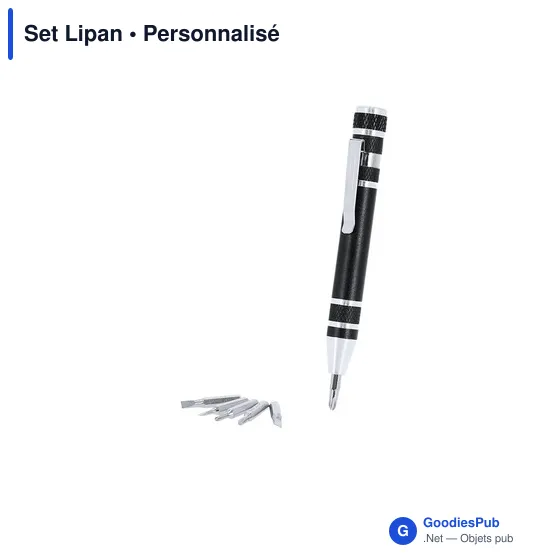 Set d'outils multifonction personnalisable avec logo - Set Lipan - Image 5