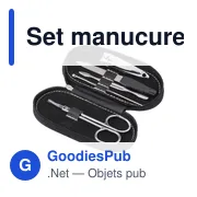 Set manucure personnalisable avec logo - Blake - Miniature 2