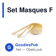 Set Masques Faciaux Iringu - Miniature 1