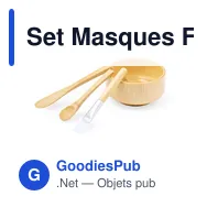 Set Masques Faciaux Iringu - Miniature 3