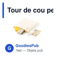 Tour de cou personnalisable avec logo pour entreprises - Miniature 4