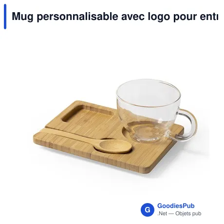 Mug personnalisable avec logo pour entreprises - Set nature