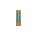 Variante bleu - Set de stylo et crayon personnalisable avec logo - Okafor