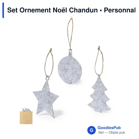 Set Ornement Noël Chandun