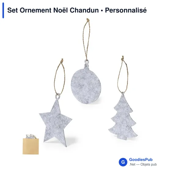 Set Ornement Noël Chandun - Image 1