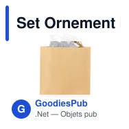 Set Ornement Noël Chandun - Miniature 9