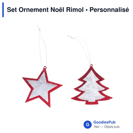 Set Ornement Noël Rimol