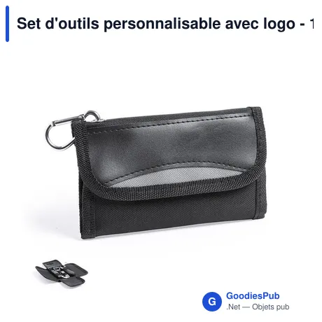 Set d'outils personnalisable avec logo - 19 accessoires