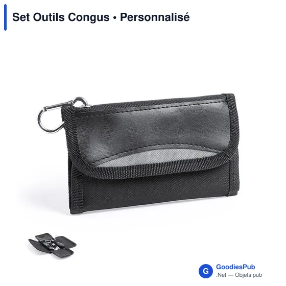 Set d'outils personnalisable avec logo - 19 accessoires - Image 1