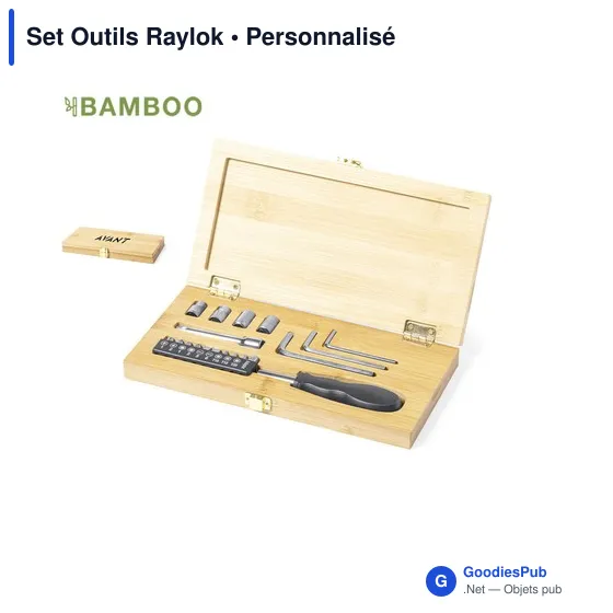 Set Outils personnalisable Raylok avec logo pour entreprises - Image 1