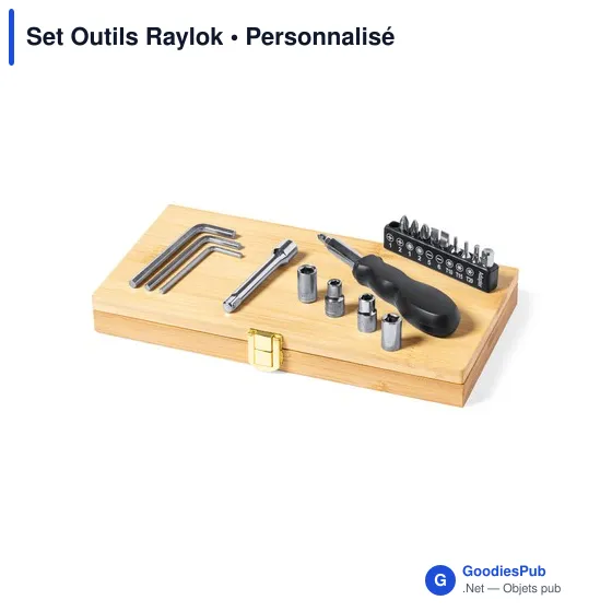 Set Outils personnalisable Raylok avec logo pour entreprises - Image 2