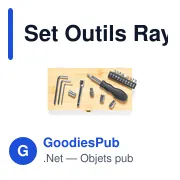 Set Outils personnalisable Raylok avec logo pour entreprises - Miniature 3