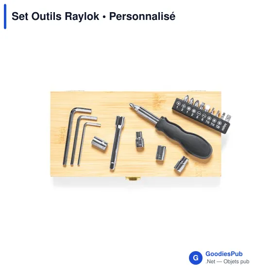 Set Outils personnalisable Raylok avec logo pour entreprises - Image 3
