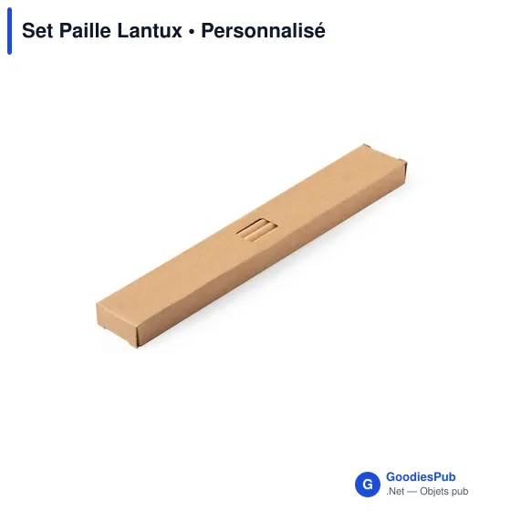Set de Pailles Personnalisables avec Logo - Lantux - Image 6
