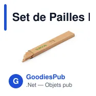 Set de Pailles Personnalisables avec Logo - Lantux - Miniature 10