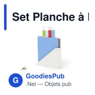Set Planche à Découper Miquelson - Miniature 1