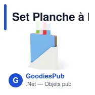 Set Planche à Découper Miquelson - Miniature 2