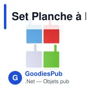 Set Planche à Découper Miquelson - Miniature 4