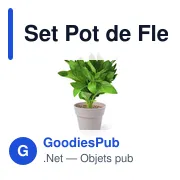 Set de Pots de Fleurs Personnalisables avec Logo - Nertel - Miniature 4