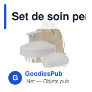 Set de soin personnel Puxar personnalisable avec logo - Miniature 1