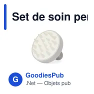 Set de soin personnel Puxar personnalisable avec logo - Miniature 3