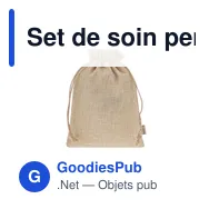 Set de soin personnel Puxar personnalisable avec logo - Miniature 5