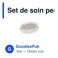 Set de soin personnel Puxar personnalisable avec logo - Miniature 7