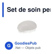 Set de soin personnel Puxar personnalisable avec logo - Miniature 8
