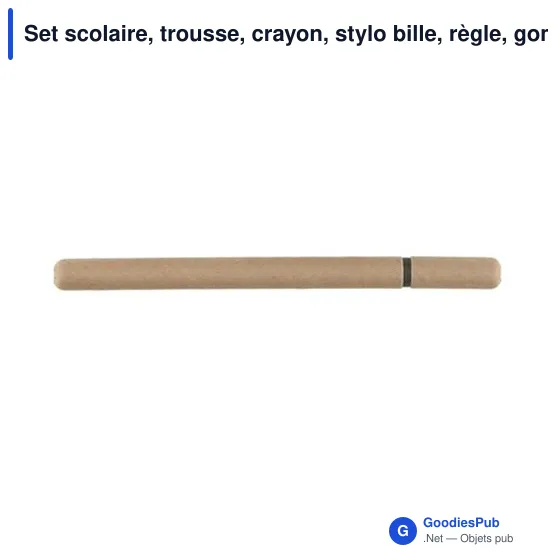 Set scolaire personnalisable avec logo - Trousse et fournitures Lauren - Image 9