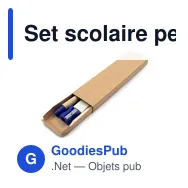 Set scolaire personnalisable avec logo - Tobias - Miniature 2