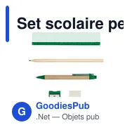 Set scolaire personnalisable avec logo - Tobias - Miniature 12