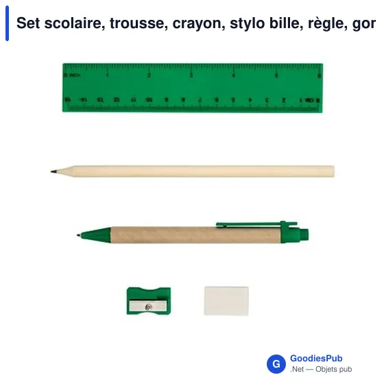 Set scolaire personnalisable avec logo - Tobias - Image 12