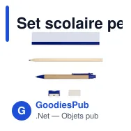 Set scolaire personnalisable avec logo - Tobias - Miniature 3