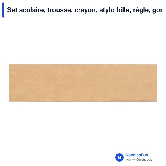 Set scolaire personnalisable avec logo - Tobias - Image 5
