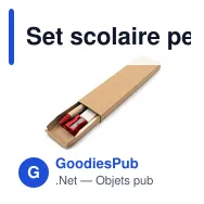 Set scolaire personnalisable avec logo - Tobias - Miniature 7