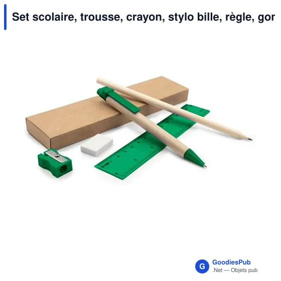 Set scolaire personnalisable avec logo - Tobias - Image 10
