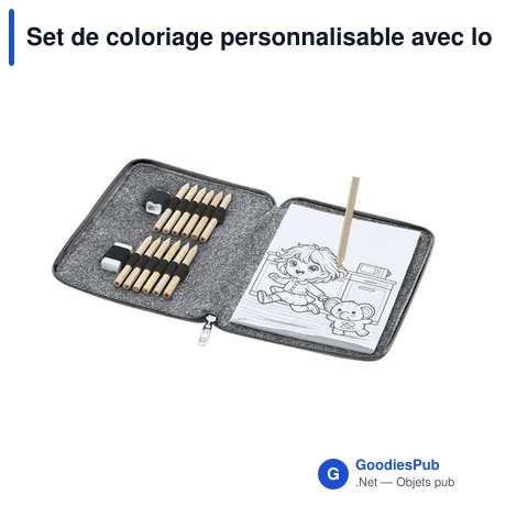 Set de coloriage personnalisable avec logo - Set Shepher