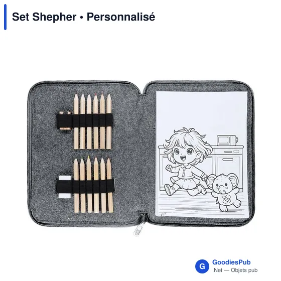 Set de coloriage personnalisable avec logo - Set Shepher - Image 2