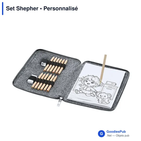 Set de coloriage personnalisable avec logo - Set Shepher - Image 3