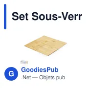 Set Sous-Verre Mizar - Miniature 1