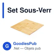 Set Sous-Verre Mizar - Miniature 2